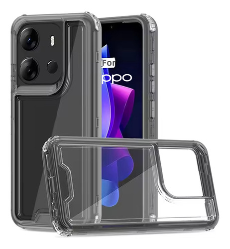 Funda 3 En 1 Uso Rudo Para Oppo Alto Impacto