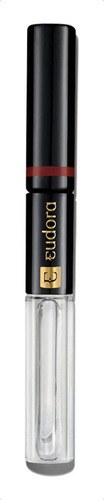 Batom Eudora Dúo Lip Tint cor escarlate star fosco