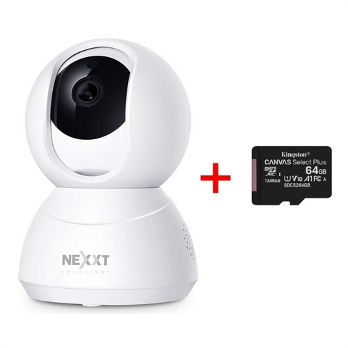 Cámara Ip Wifi Robótica, Nexxt Ahimpfi4u2 + Micro Sd 64gb