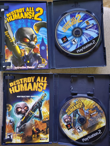 Destroy All Humans! 1 Y 2 - Ps2 Completos (Usado)