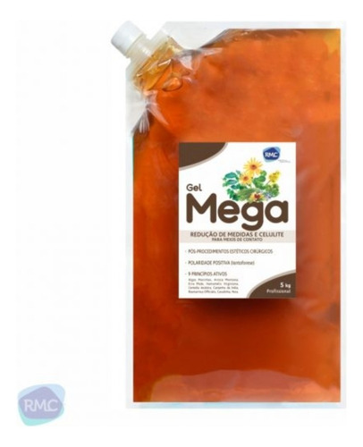  Gel Condutor Mega 9 Princípios Ativos Estética Ultrassom 5kg