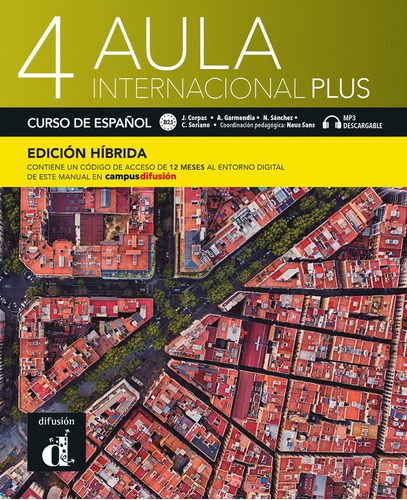 Aula Internacional Plus 4 Ed.hibrida L. Del Alumno, De Aa.vv. Editorial Difusion Centro De Investigacion Y Publicaciones D, Tapa Blanda En Español