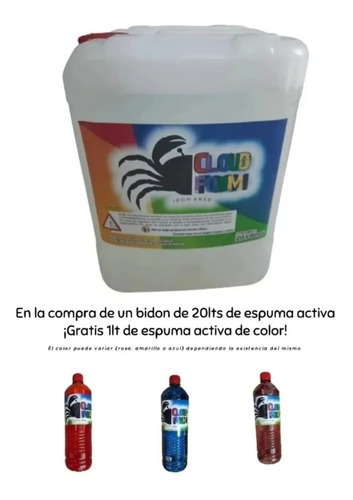 Espuma Activa Shampoo Cera/teflon 20lts