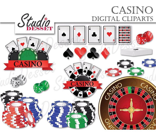 Kit Imprimible Poker Casino Las Vegas Imagenes Clipart Cod2