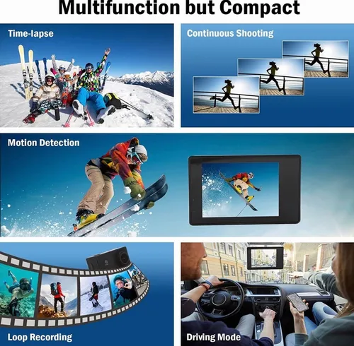 Videocamara Para Gopro Profesional Ultra Hd 4k Wifi Sport