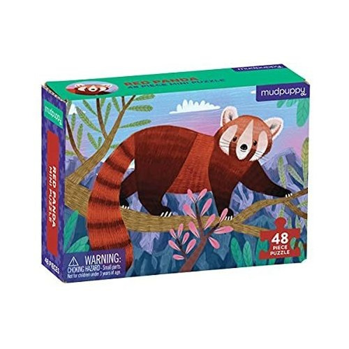 Mudpuppy Red Panda Mini Puzzle, 48 Piezas, 8 X 5,75  71292