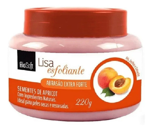 Creme Esfoliante Semente De Apricot 220g Biosoft