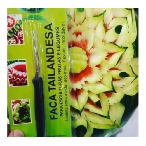  Faca Tailandesa Para Esculturas Frutas E Legumes  Carving