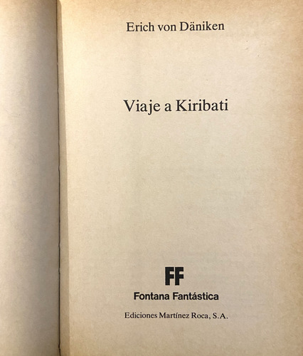 Viaje A Kiribati Erich Von Daniken (Reacondicionado)