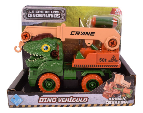 Camión Desarmable Dino Vehículo A Fricción El Duende Azul