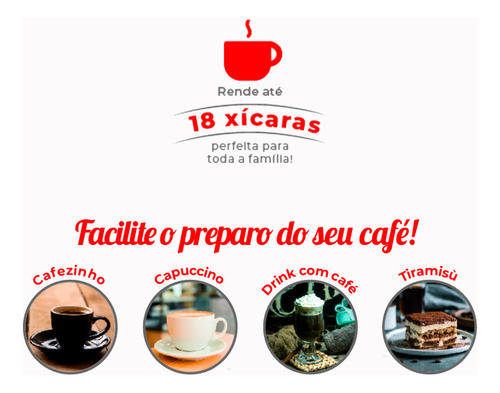 Cafeteira Elétrica 18 Xícaras 650w Preta Cf102 - Kian