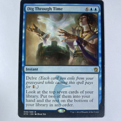 Dig Through Time Carta Mtg Ktk 36 English (Usado)
