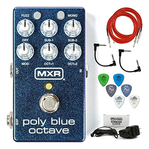 Paquete De Octavas Briskdrop Mxr M306 De Poliéster Azul Con