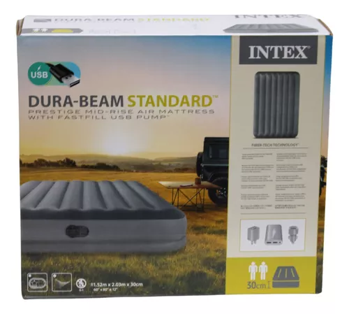 Colchón hinchable individual Dura-Beam® modelo Prestige INTEX