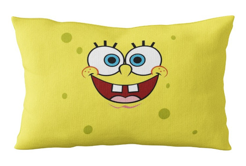 2 Cojines Decorativos Con Relleno Bob Esponja  Mod 1