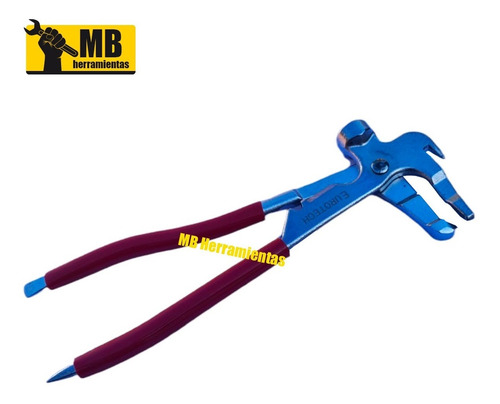 Imagen 2 de 10 de Pinza Saca Plomos Ruedas Gomeria Gomero Eurotech .2