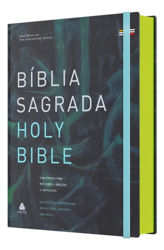 Livro Bíblia Sagrada Holy Biblie - Bilíngue - Português E In