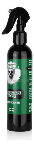 After Shave Loción Refrescante Sharp Para Después De Afeitar Presentación Brave De 250 ml. Con Atomizador