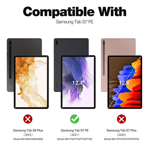 Funda Protectora De Cuerpo Completo Para Galaxy Tab S7 Fe