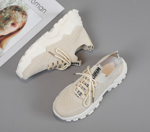 Zapatos Casuales Cómodos Con Plataforma De Moda Para Mujer