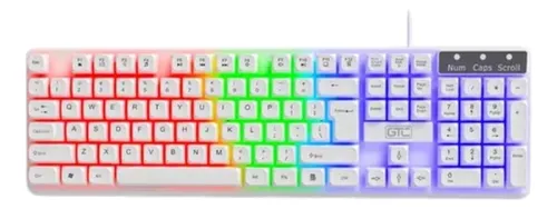 Kit Combo Teclado Y Mouse Gtc Cbg-025 Retroiluminado Usb Pc