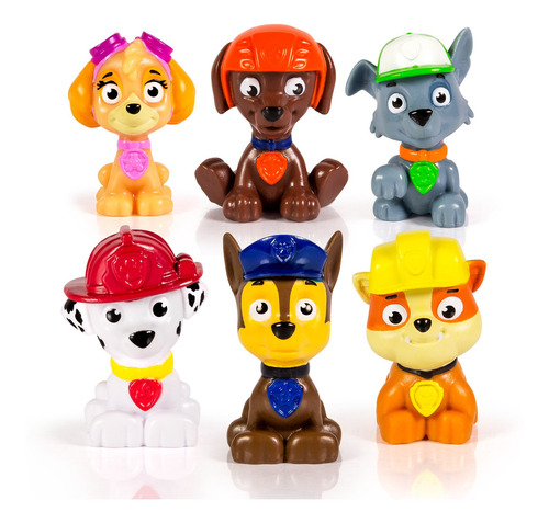 Imagen 9 de 9 de Set 6 Mini Figuras Paw Patrol.