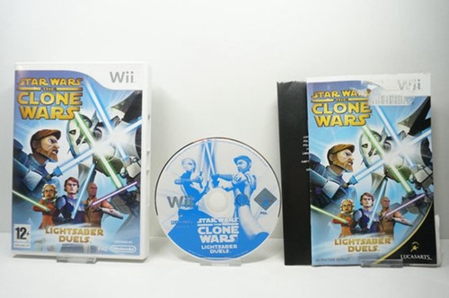 Star Wars The Clone Wars Lightsaber Duels Wii Completo