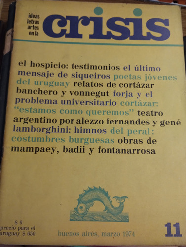 Revista Crisis.  Año 1  Nº11. Marzo 1974