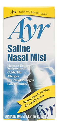 Suero Fisiologico  Niebla Nasal Salina Ayr, Botellas De Spra