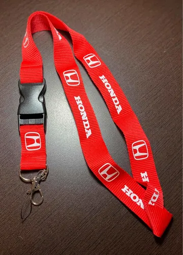 Lanyard / Llavero Honda Rojo