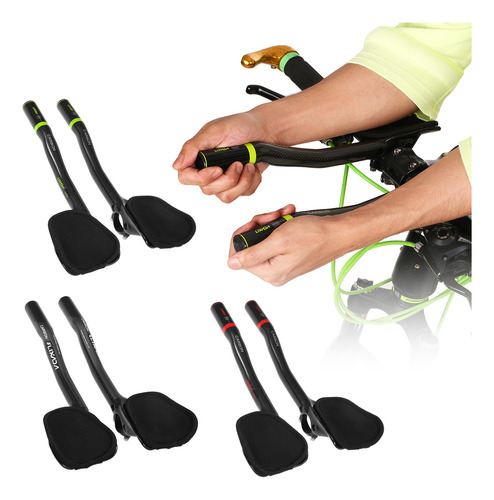 Barras De Bicicleta Aerobar Carbon Tri For Manillar De Bici