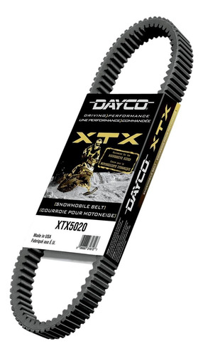 Dayco Xtx5034 Correa Transmision Negro