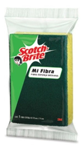 Mi Fibra Esponja 3m Scotch Brite Mediana C/12 /v