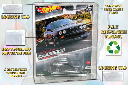 Estuche Protector Malko, Para Coche Hot Wheels, 10 Piezas