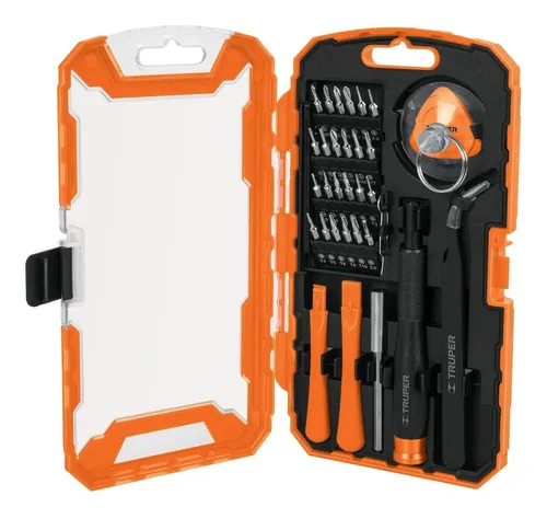 Juego Htas Reparacion De Celulares 32pz Truper Jgo-tel-32