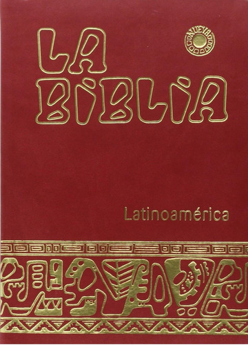 Libro: Biblia Latinoam. Letra Grande Simil Piel Roja, Uñeros