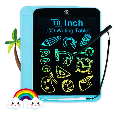 Tableta De Escritura Lcd Para Nios De 10 Pulgadas, Tableta D