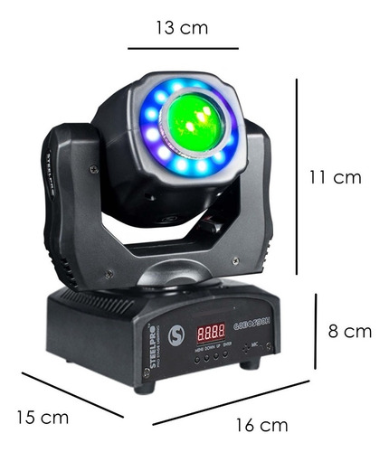 Cabeza Móvil Steelpro Technologies Gobos-90h