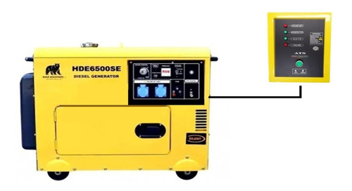 Generador  7kw  Diesel Silencioso Monofásico Con Ats 220v