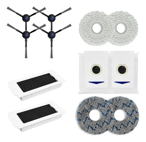 Kit Accessori Per Ecovacs Deebot T30 Pro Omni/T30 Omni – 19 Pezzi Con Sacchetti, Filtri HEPA E Panni Mop