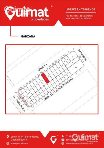 Imagen 9 de 11 de Terreno - Villa Devoto - Lideres En Terrenos - Guimat Propiedades