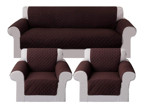 Combo X3 Cubre Sofa 3 Piezas Reversibles Envio Gratis 