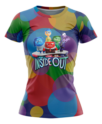 Playera Sublimada Intensamente Película Dama