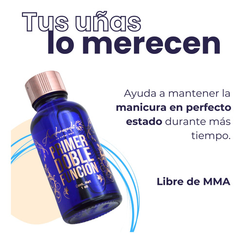 Primer Andrómera Doble Función + Nivelador Ph 30 Ml/1 Oz