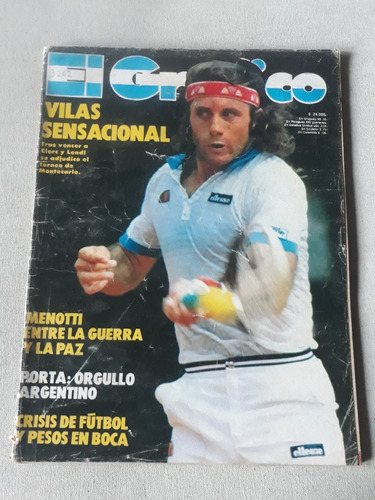 El Grafico Nº 3262 Año 1982 Vilas Montecarlo -  Menotti 