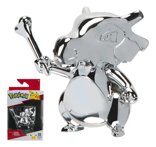 Pokémon Cubone Chrome Silver Celebración de los 25 años coleccionable