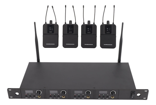 Sistema De Monitor De Oído Inalámbrico De 4 Canales Seleccio