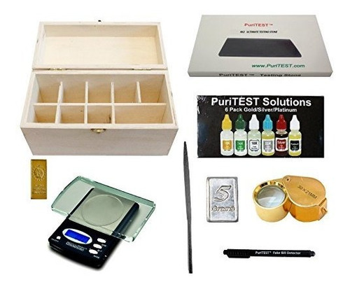 Imagen 1 de 7 de Kit De Prueba De Joyería De Calidad 10k 14k 18k 22k Oro,