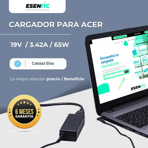Cargador Para Acer Aspire A355-55 N18q13 19v 3.42a 65w