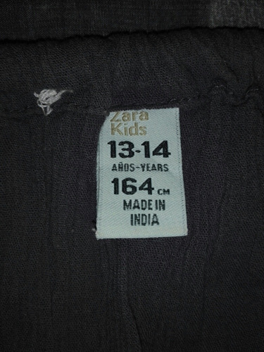 Musculosa Formal Negra De Zara Para Chicas,para 13-14 Años